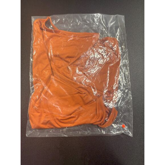 Monica Hansen Beachwear NWT One Piece in Rust in Size Small MRSP‎ $240 - Picture 3 of 4